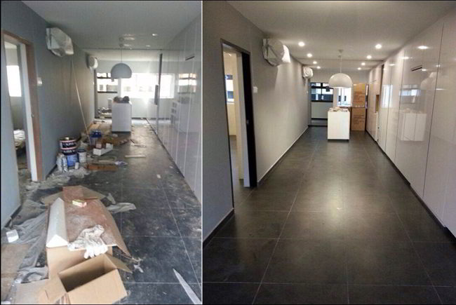 Post-construction cleaning